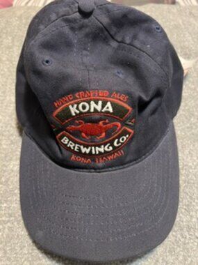 NWT Crazy Shirts unisex Navy Blue "Kona Brewing Co." Baseball Cap